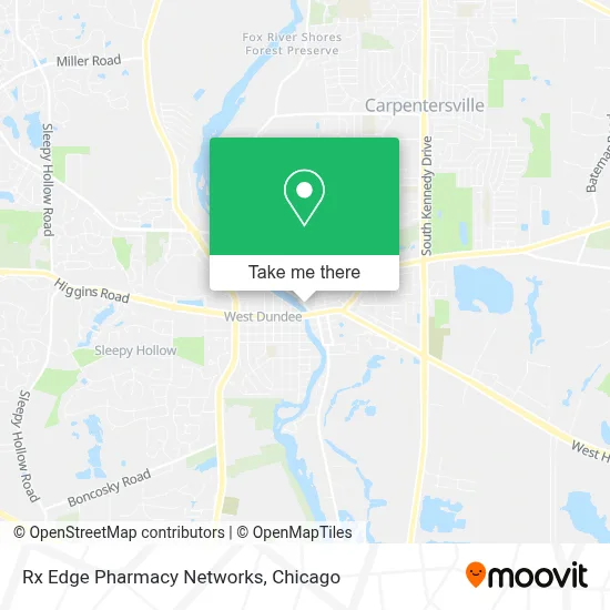 Rx Edge Pharmacy Networks map