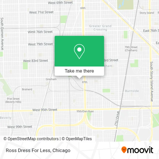 Ross Dress For Less map