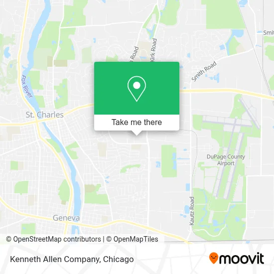 Kenneth Allen Company map