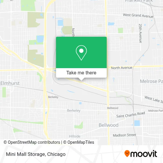 Mini Mall Storage map