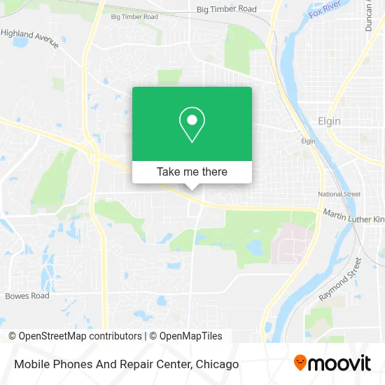 Mobile Phones And Repair Center map