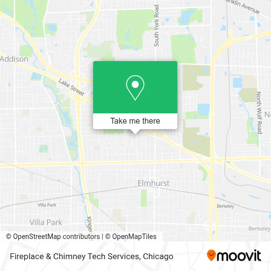 Fireplace & Chimney Tech Services map