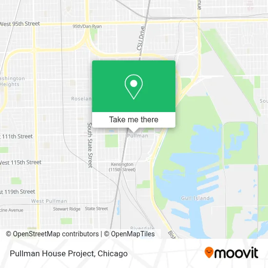 Pullman House Project map