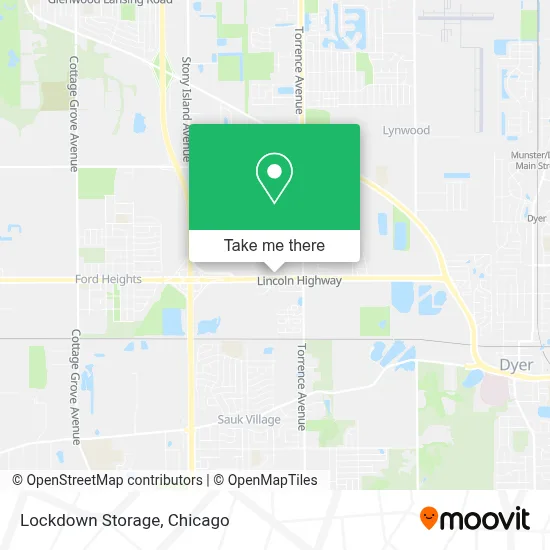 Lockdown Storage map
