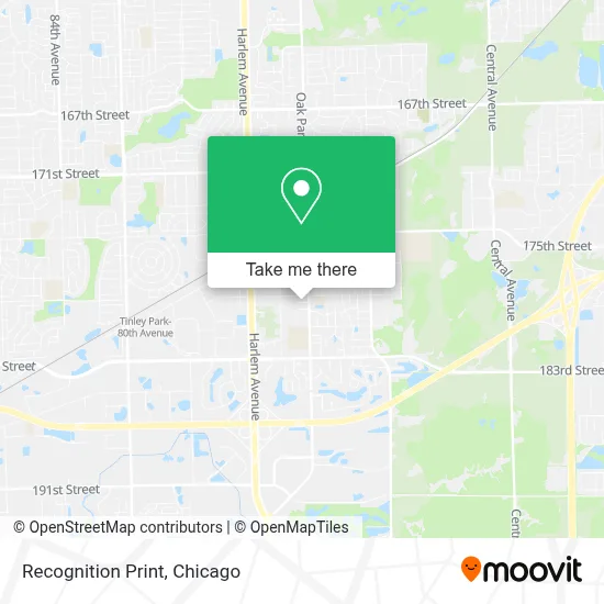 Recognition Print map