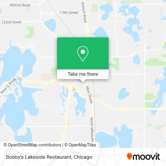 Bobby's Lakeside Restaurant map