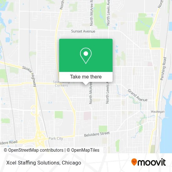 Xcel Staffing Solutions map