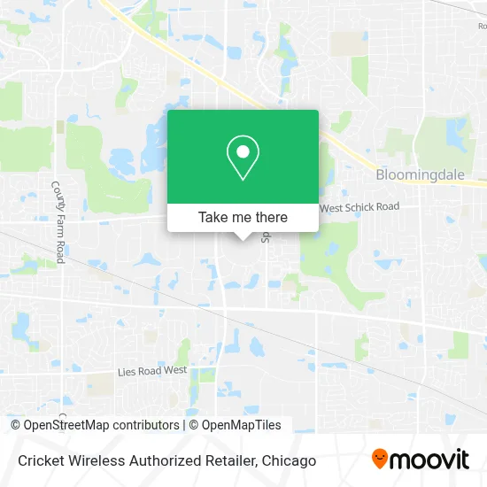 Cricket Wireless Authorized Retailer map
