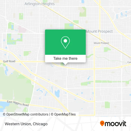 Western Union map