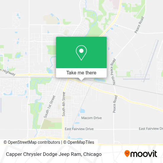 Capper Chrysler Dodge Jeep Ram map
