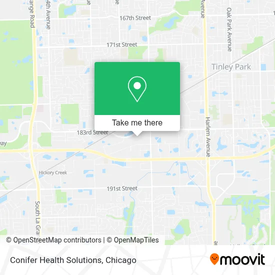 Conifer Health Solutions map
