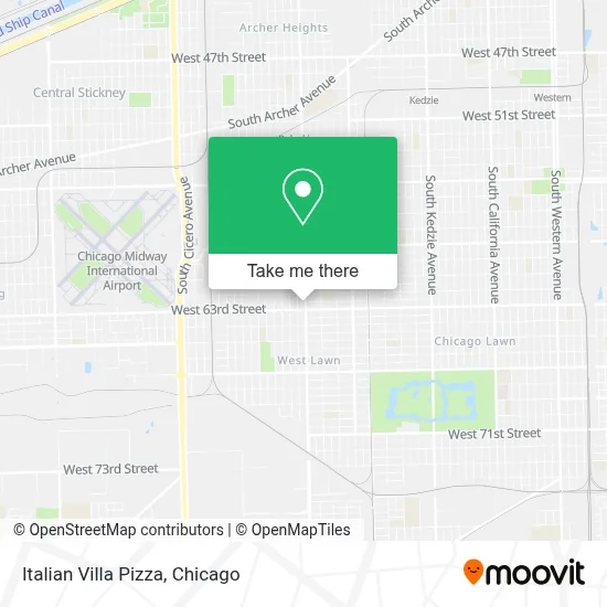 Italian Villa Pizza map