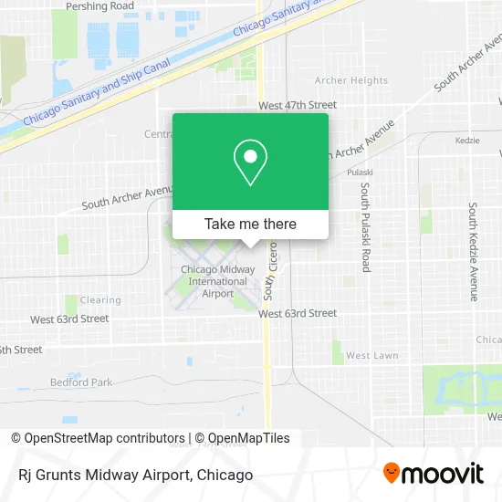 Rj Grunts Midway Airport map