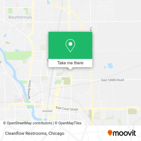 Cleanflow Restrooms map