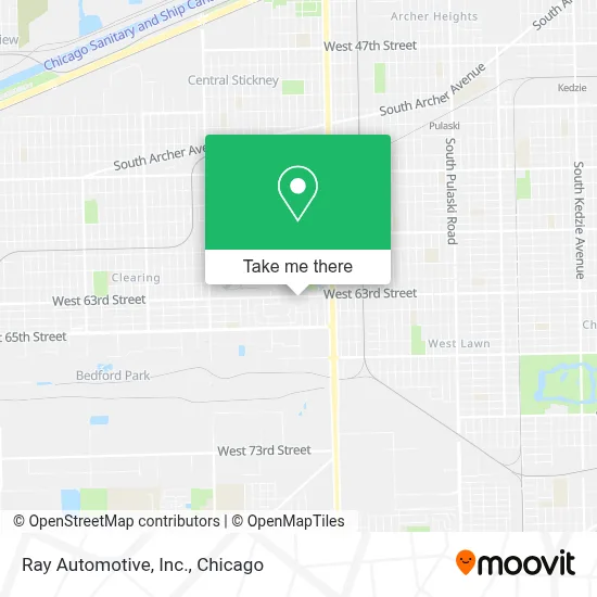 Ray Automotive, Inc. map