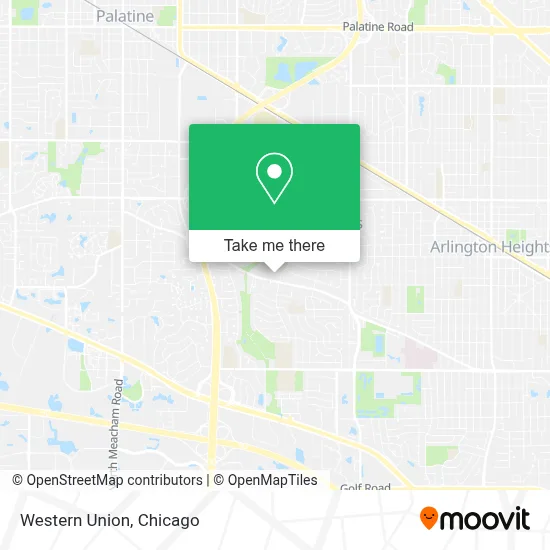 Western Union map