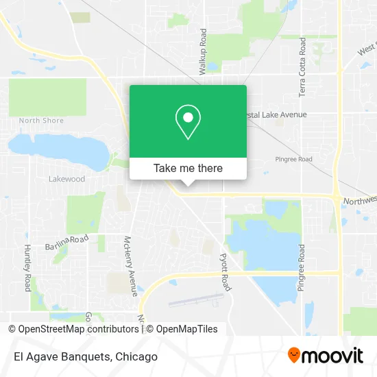 El Agave Banquets map