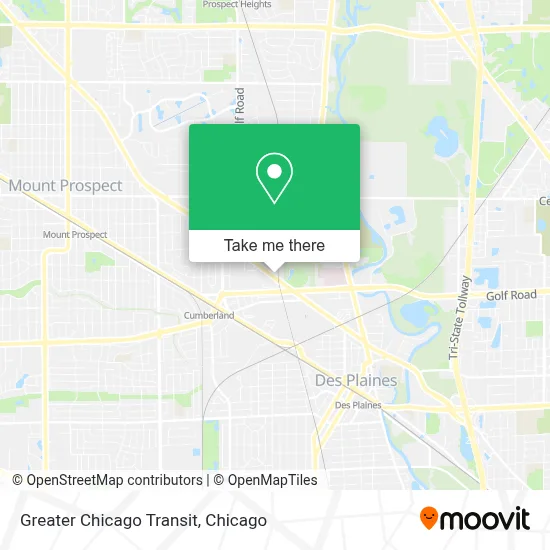 Greater Chicago Transit map