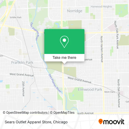 Sears Outlet Apparel Store map