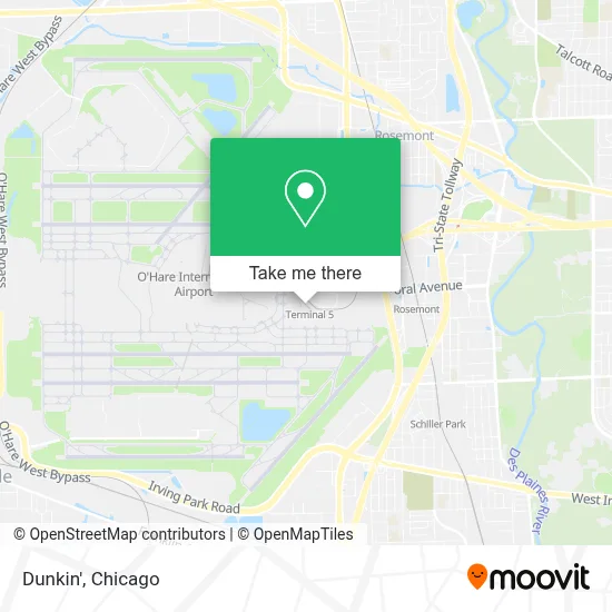 Dunkin' map