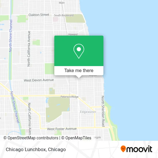 Chicago Lunchbox map