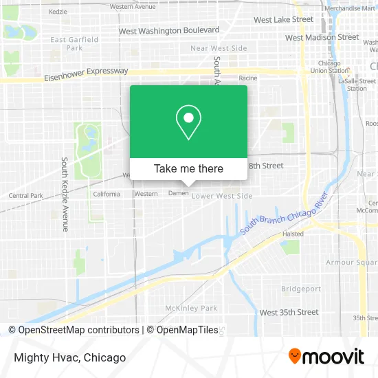 Mighty Hvac map