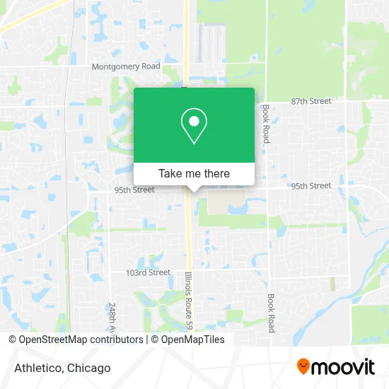 Athletico map