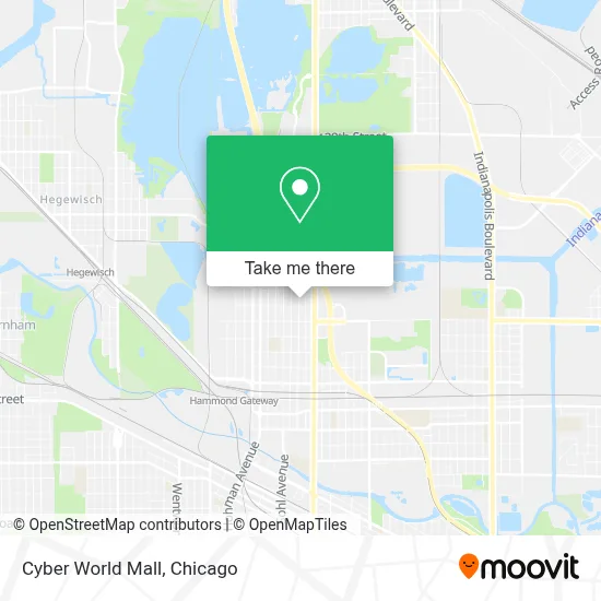 Cyber World Mall map
