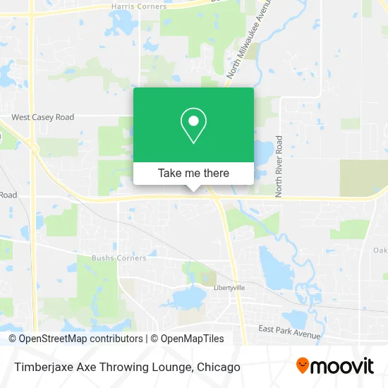 Timberjaxe Axe Throwing Lounge map