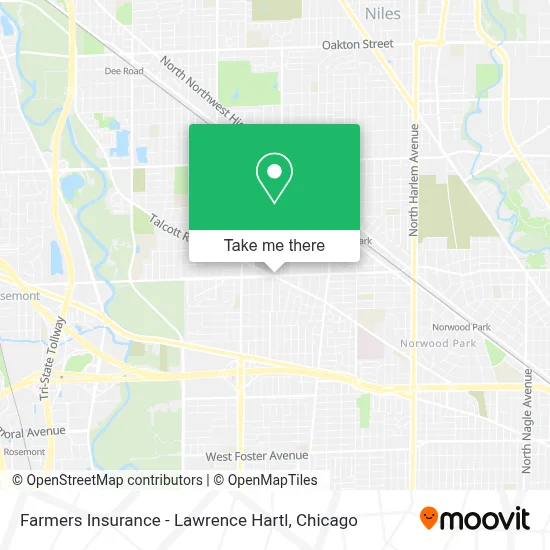 Farmers Insurance - Lawrence Hartl map