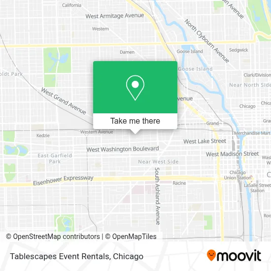 Tablescapes Event Rentals map