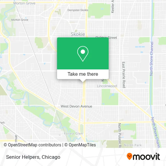 Senior Helpers map