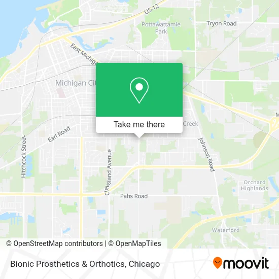 Bionic Prosthetics & Orthotics map