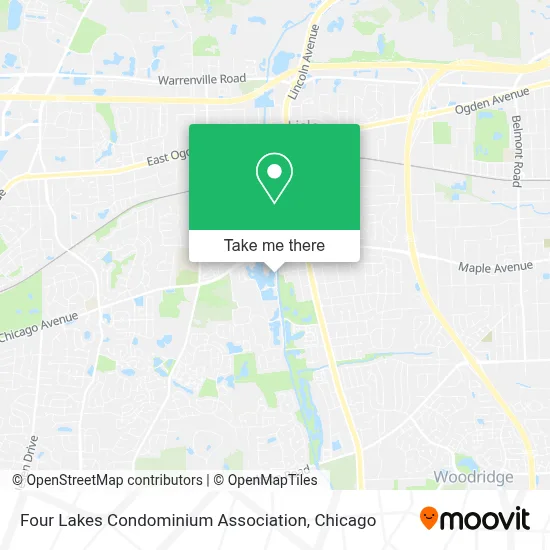 Four Lakes Condominium Association map