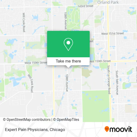 Expert Pain Physicians map