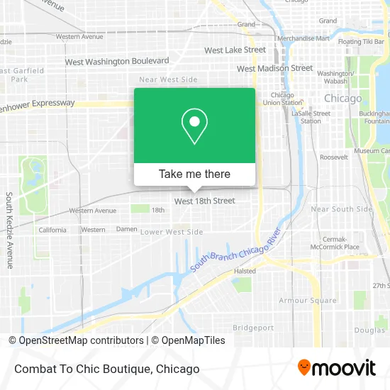 Combat To Chic Boutique map