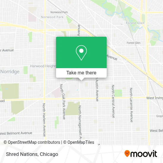 Shred Nations map