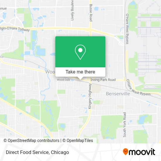 Direct Food Service map