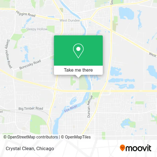 Crystal Clean map
