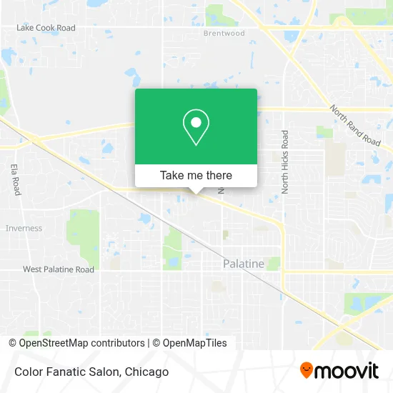Color Fanatic Salon map