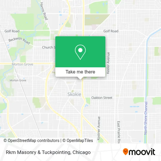 Rkm Masonry & Tuckpointing map