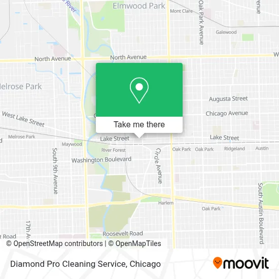 Diamond Pro Cleaning Service map