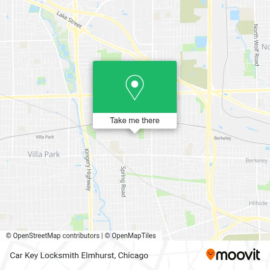 Car Key Locksmith Elmhurst map