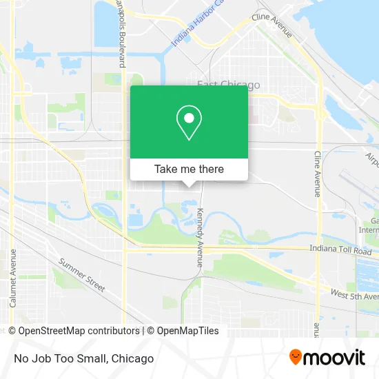 No Job Too Small map