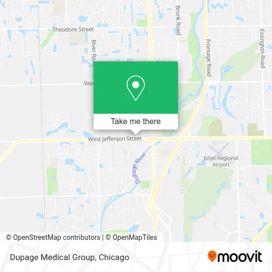 Dupage Medical Group map
