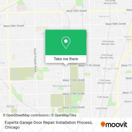 Experts Garage Door Repair Installation Process map