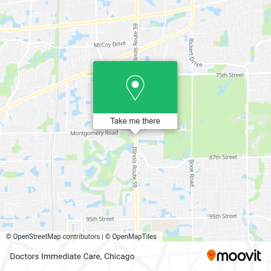 Doctors Immediate Care map