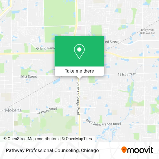 Pathway Professional Counseling map