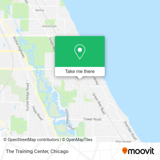 The Training Center map