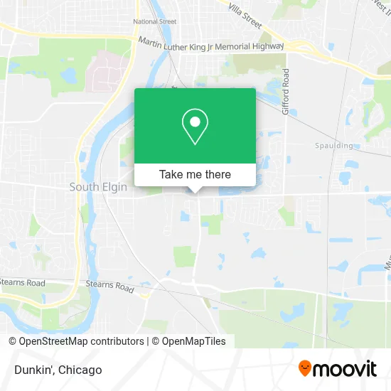 Dunkin' map
